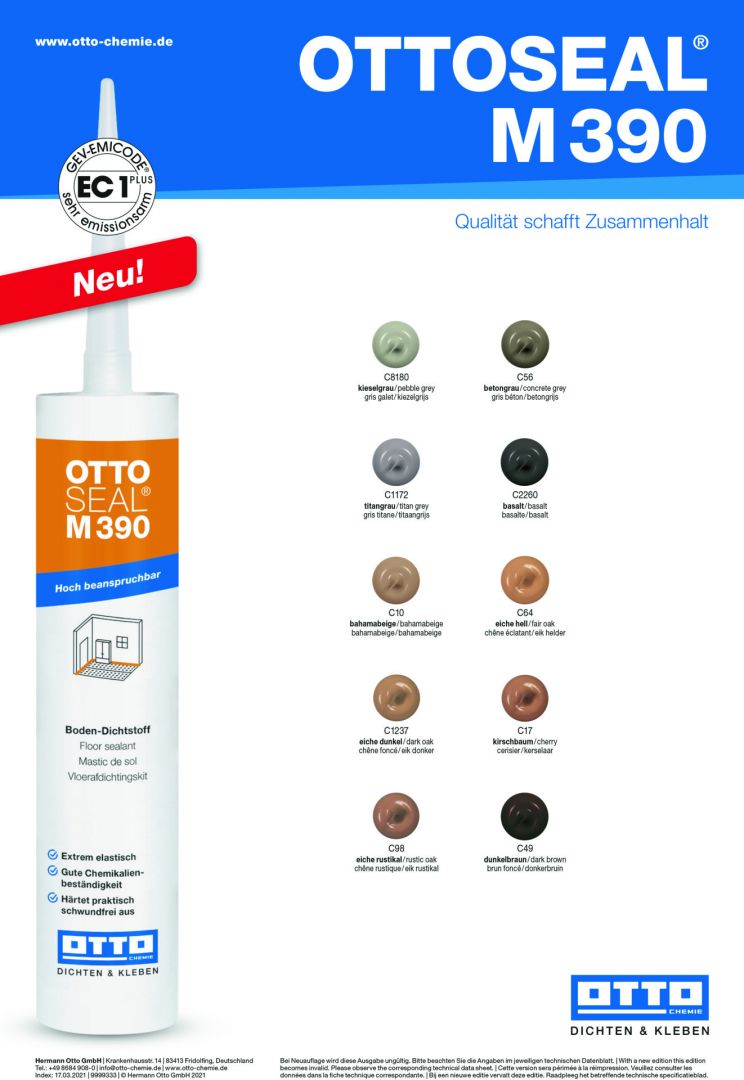 Allround gulvfugemasse Ottoseal M390