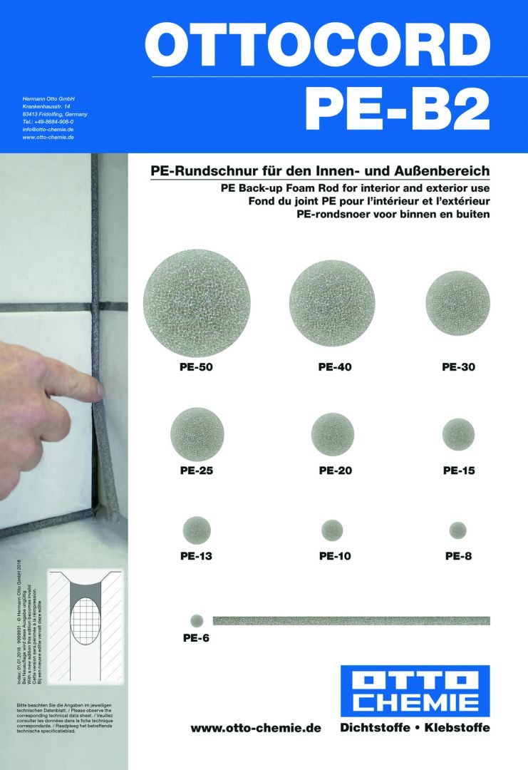 Vandafvisende fugebund Ottocord PE-B2