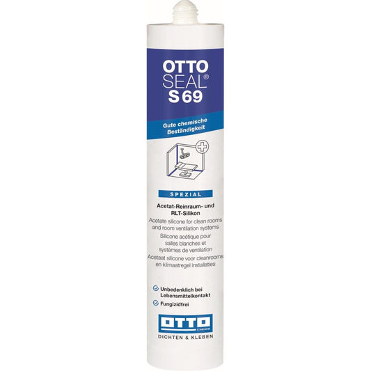 Acetat renrums- og RLT-silikone Ottoseal S69