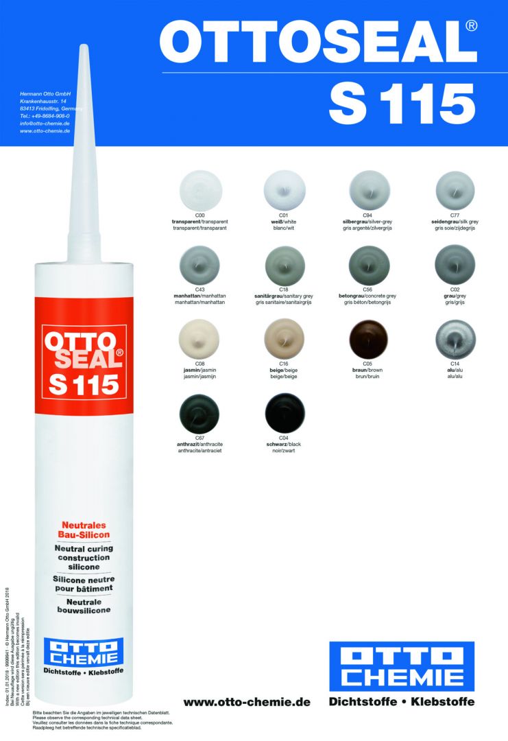 Byggesilikone Ottoseal S115