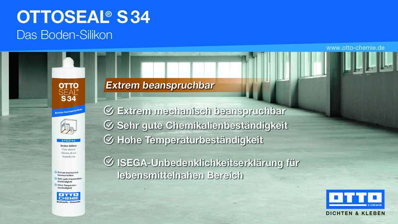 Gulvfugesilikone Ottoseal S34