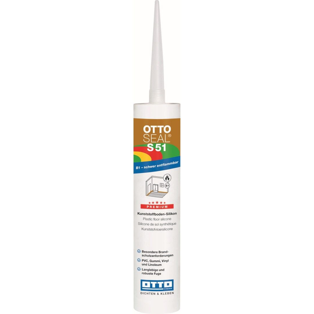 Ottoseal S51 - linoleum, vinyl, gummi og PVC Gulvsilikone