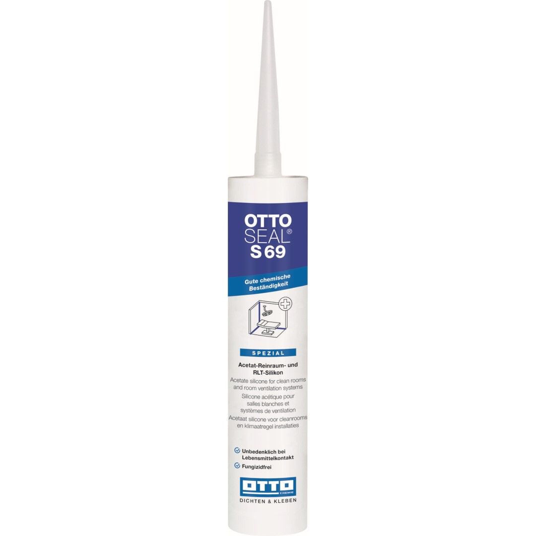 Acetat renrums- og RLT-silikone Ottoseal S69