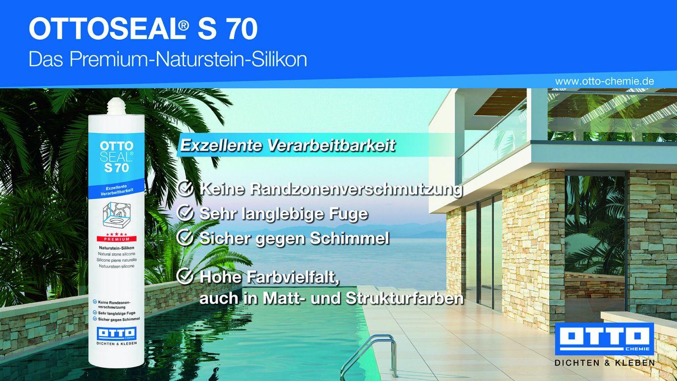 Naturstenssilikone Ottoseal S70